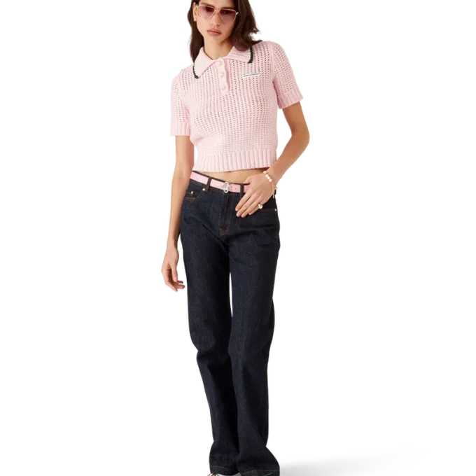 Polohemd aus Baumwoll-Moulina