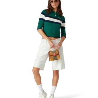 Polohemd mit Farbblock