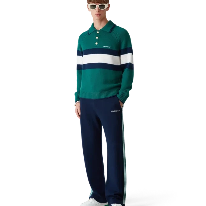 Polohemd mit Farbblock-Design