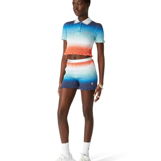 Polohemd mit Farbverlauf