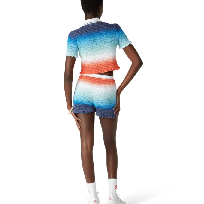 Polohemd mit Farbverlauf