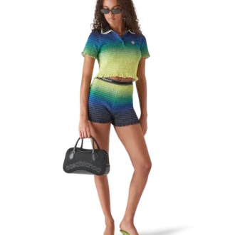 Polohemd mit Farbverlauf und kurzen Ärmeln