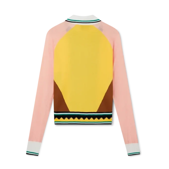 Polohemd mit grafischen Einsätzen Polohemd mit grafischen Einsätzen