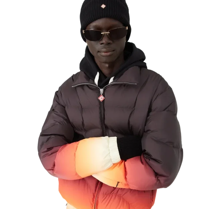 Pufferjacke mit Farbverlauf Pufferjacke mit Farbverlauf