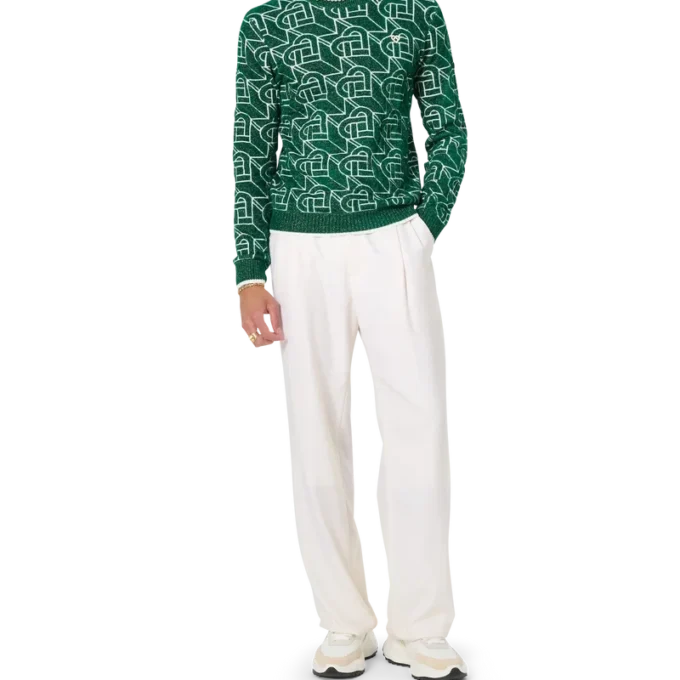 Pullover mit Herz-Monogramm