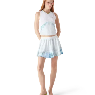 Racer-Top mit Tennis-Print