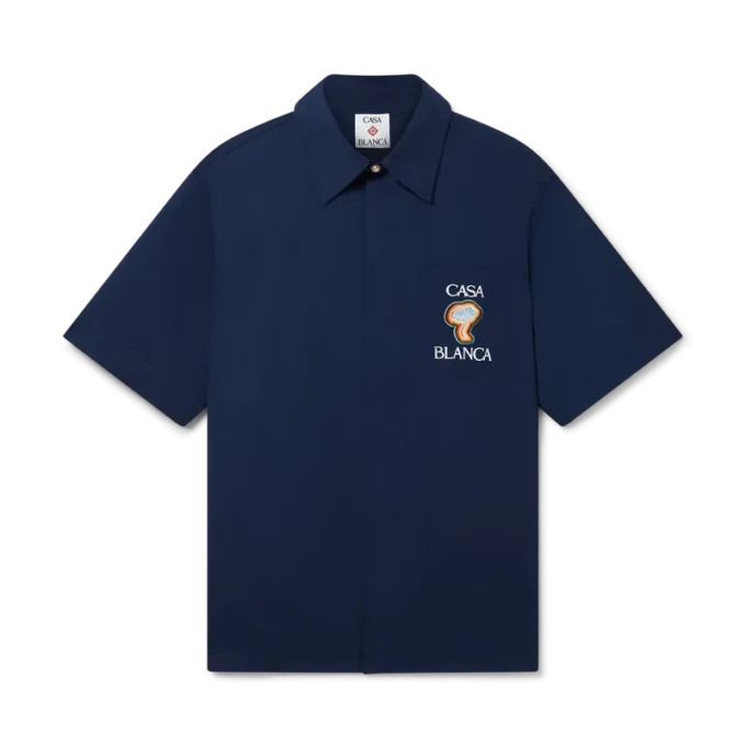 Rainbow Mushroom Kurzarmhemd