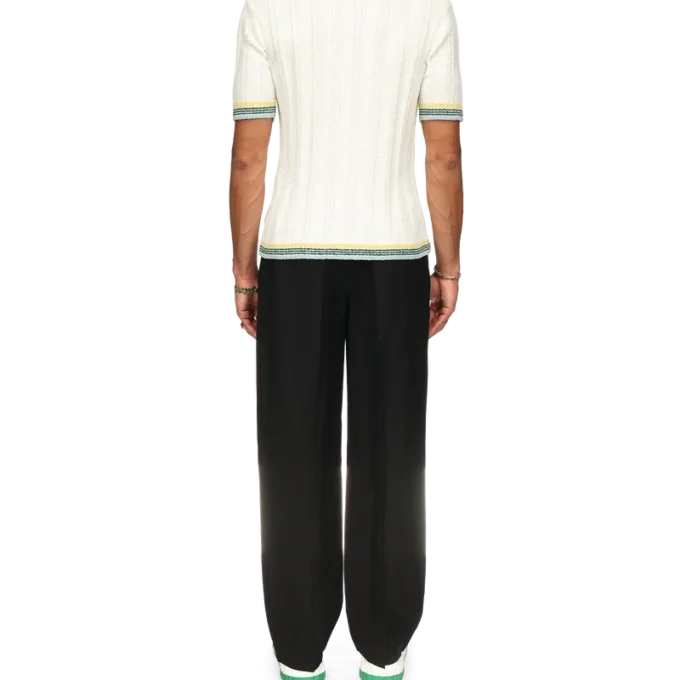 Rib-Bouclé-Poloshirt Rib-Bouclé-Poloshirt