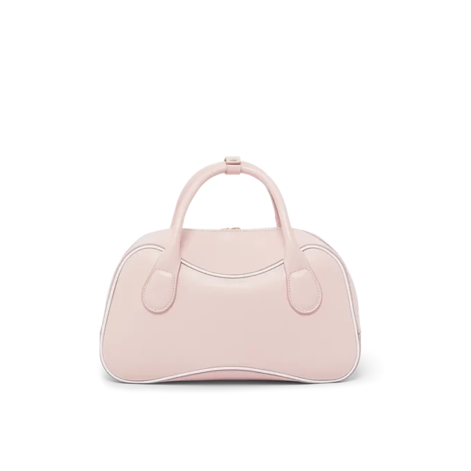 Rosa Bowling Micro-Tasche