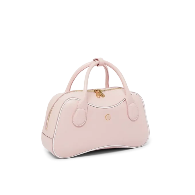 Rosa Bowling Micro-Tasche