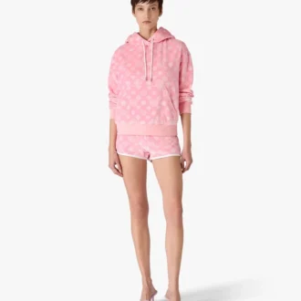 Rosa Mule-Sandalen mit Absatz