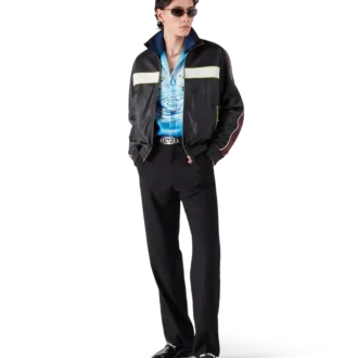 Schwarze Lederjacke Schwarze Lederjacke