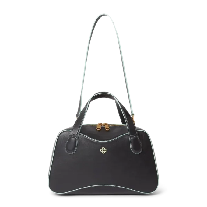 Schwarze Mini-Louise-Tasche