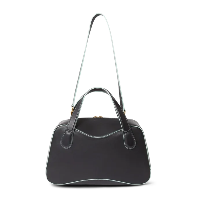 Schwarze Mini-Louise-Tasche