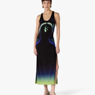 Schwarze Mule-Sandalen mit Absatz