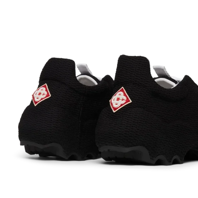 Schwarzer Arch-Strick-Sneaker für Herren