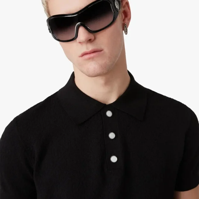 Sonnenbrille „Black Outline Shield“