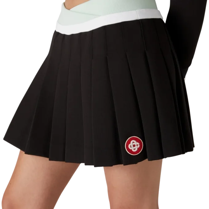 Scuba-Minirock mit Falten Scuba-Minirock mit Falten