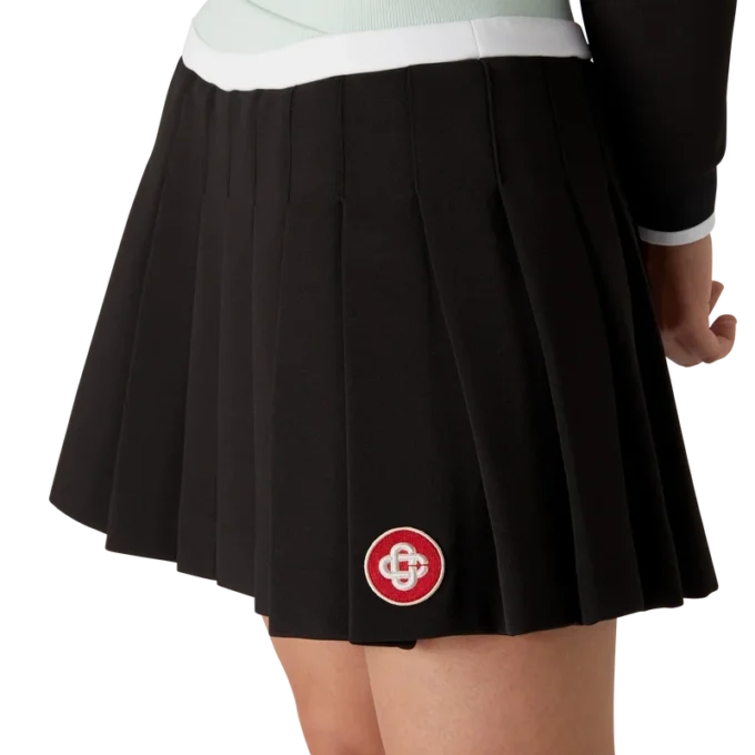 Scuba-Minirock mit Falten Scuba-Minirock mit Falten