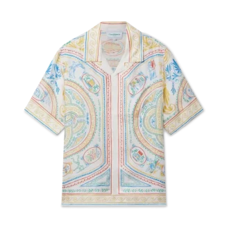 Seidenhemd „Crayon Vase“