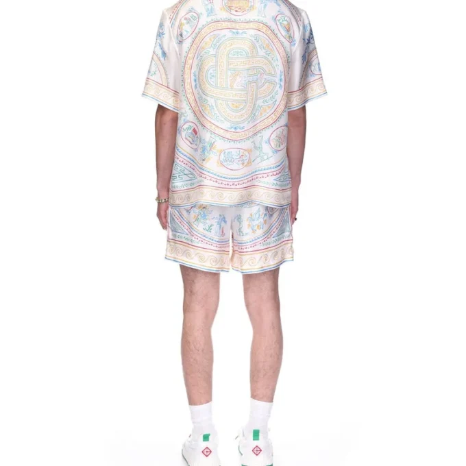 Seidenhemd „Crayon Vase“