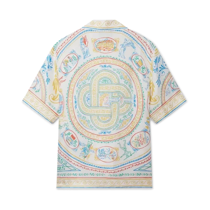 Seidenhemd „Crayon Vase“