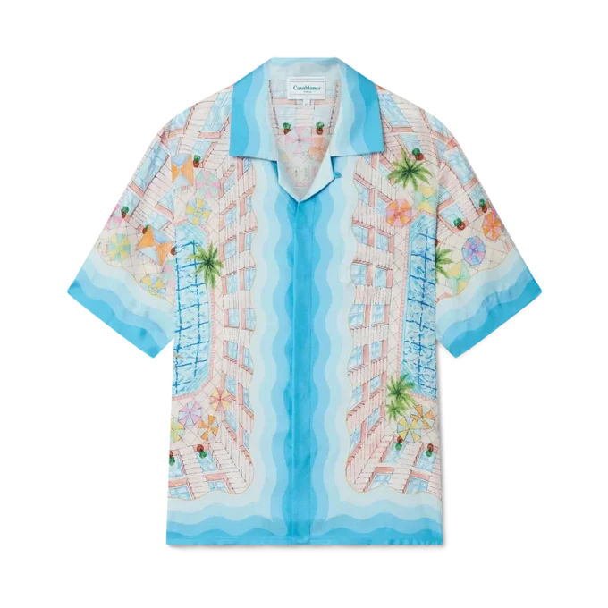 Seidenhemd „Le Plongeon“