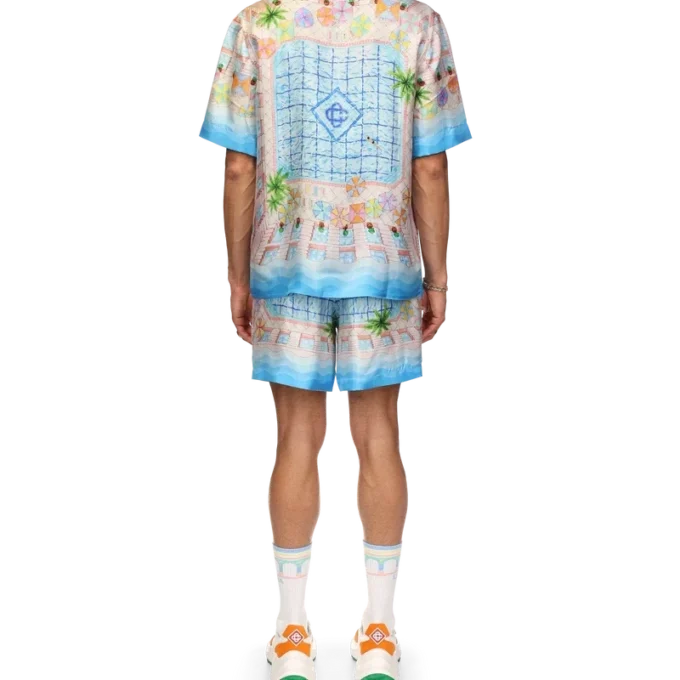 Seidenhemd „Le Plongeon“