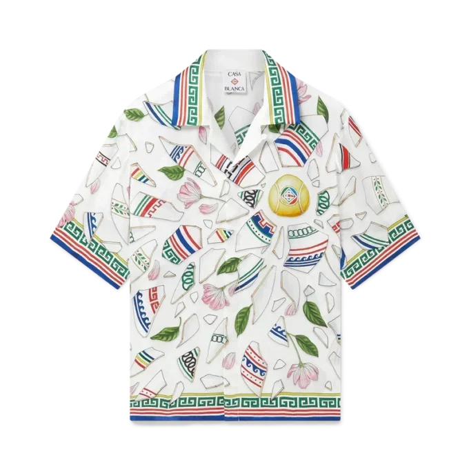 Seidenhemd „Le Vase Brise“