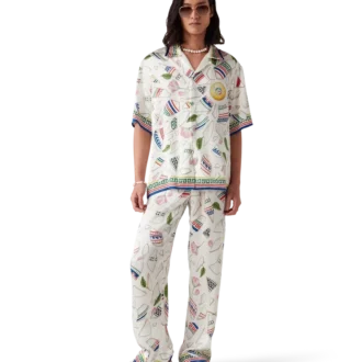 Seidenhose „Le Vase Brise“