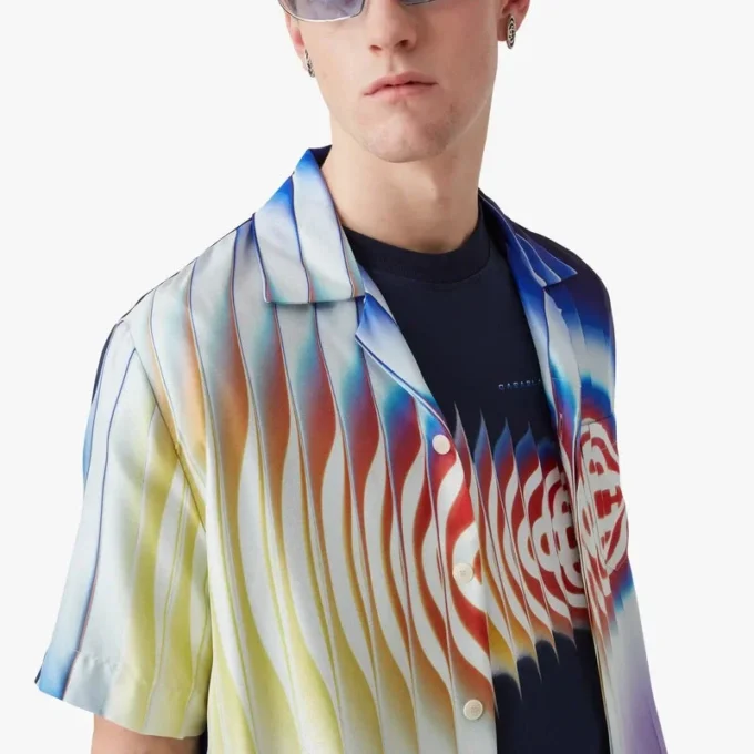 Shockwave Kurzarm-Seidenhemd Shockwave Kurzarm-Seidenhemd