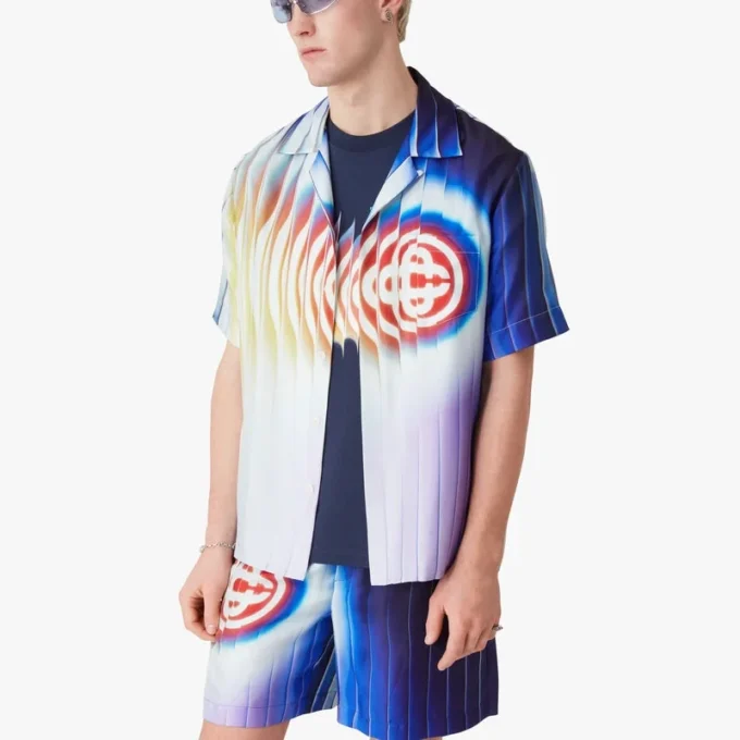 Shockwave Kurzarm-Seidenhemd Shockwave Kurzarm-Seidenhemd