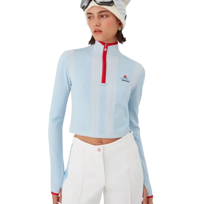 Ski Merino Base Layer Crop Top Ski Merino Base Layer Crop Top