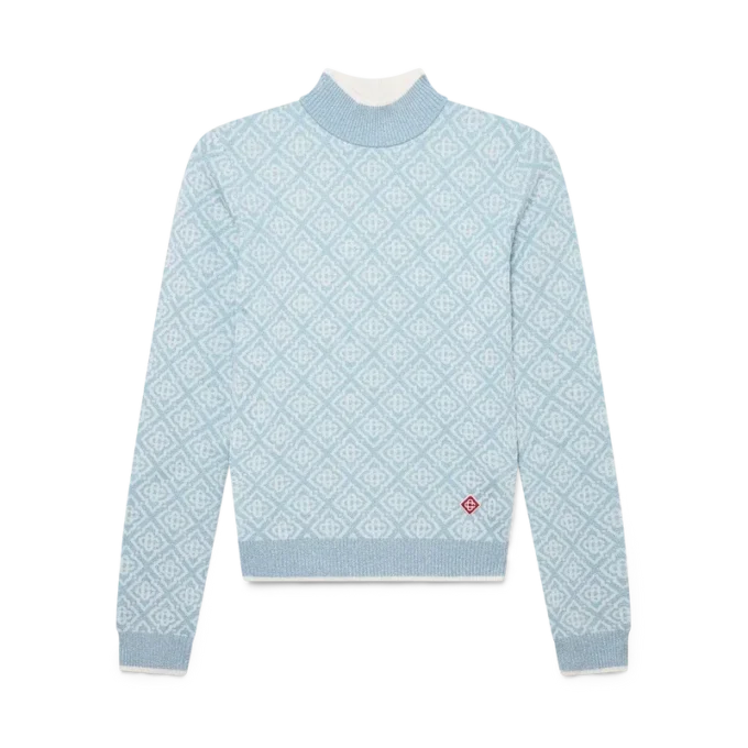 Ski Monogram High Neck Top Ski Monogram High Neck Top