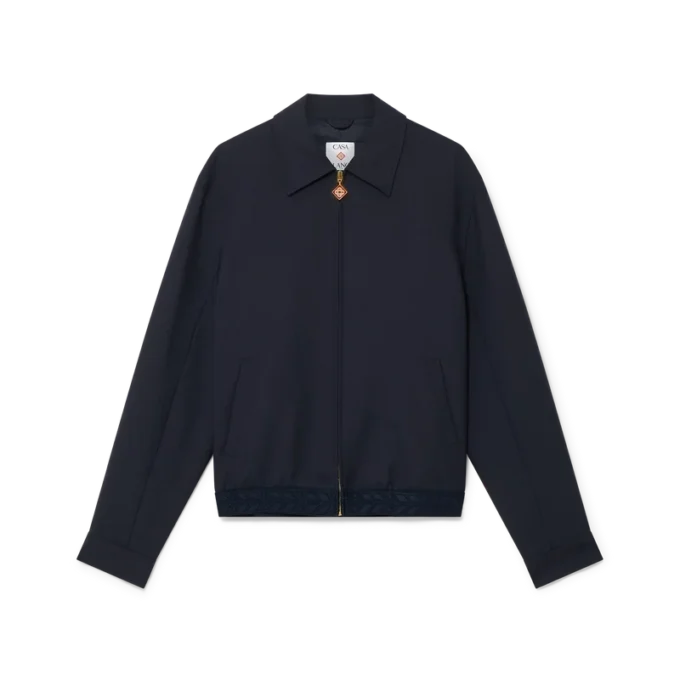 Sportliche Anzugjacke aus Wolle