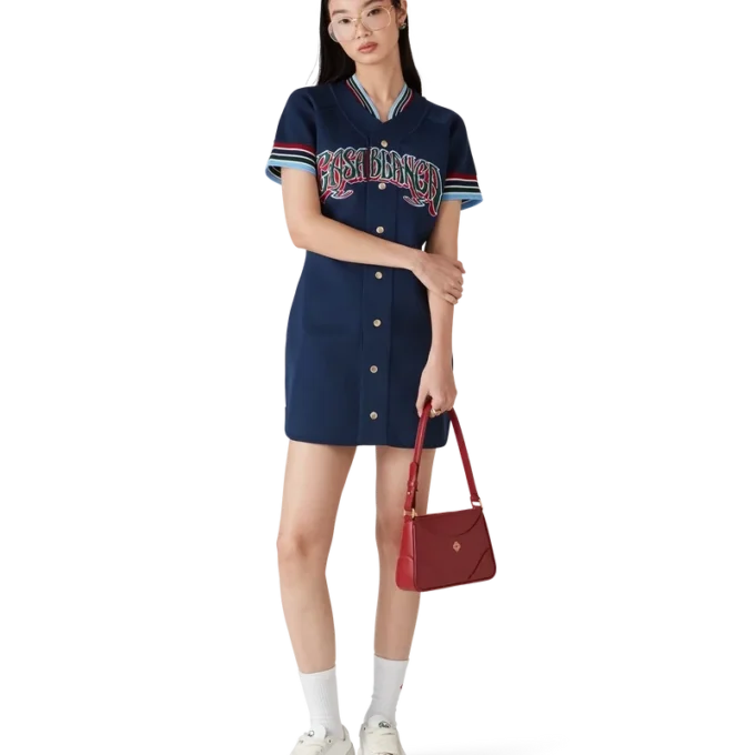Strick-Baseball-Kleid Strick-Baseball-Kleid