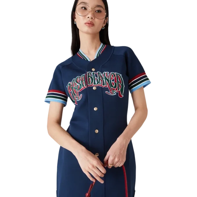 Strick-Baseball-Kleid Strick-Baseball-Kleid
