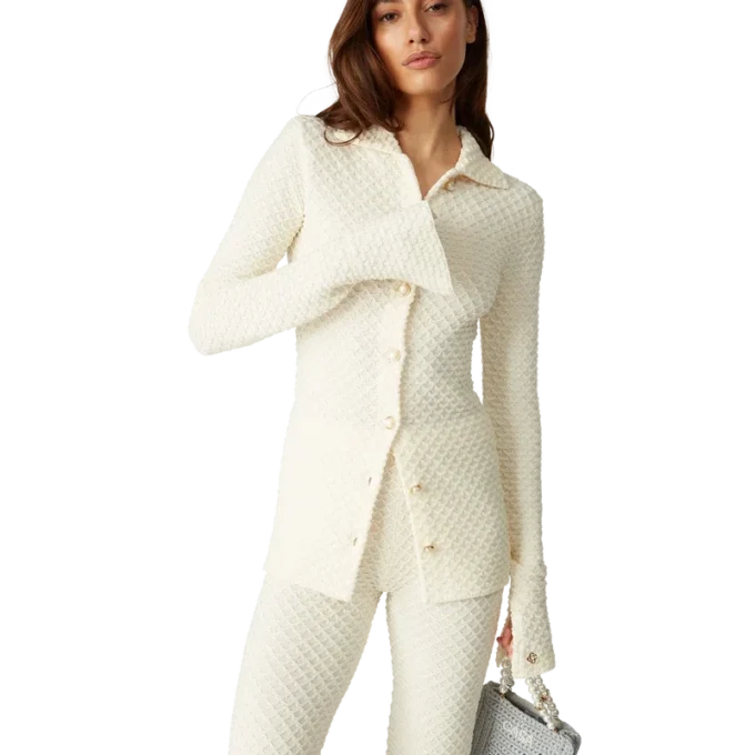 Strickhemd mit Struktur Strickhemd mit Struktur