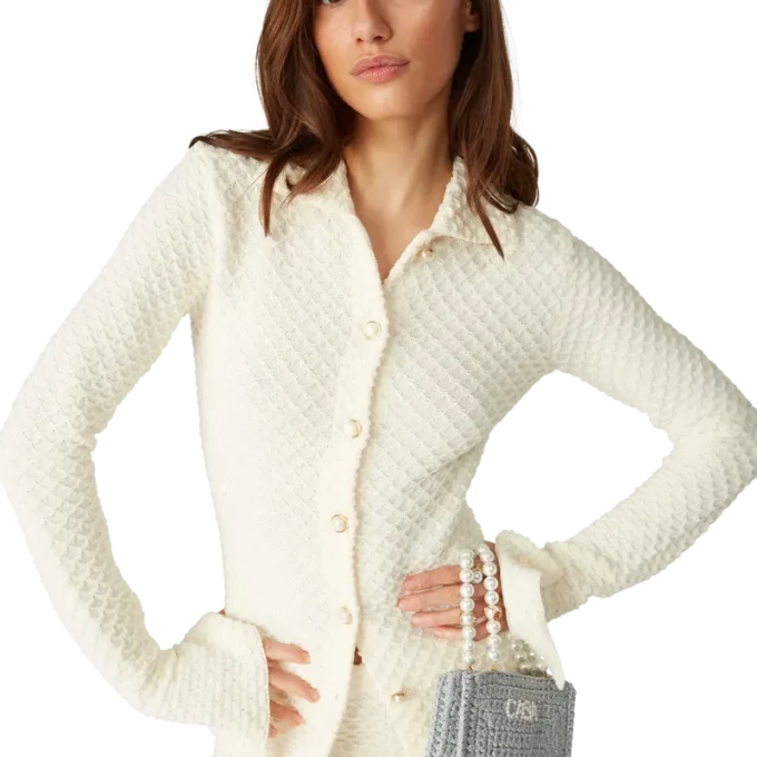 Strickhemd mit Struktur Strickhemd mit Struktur