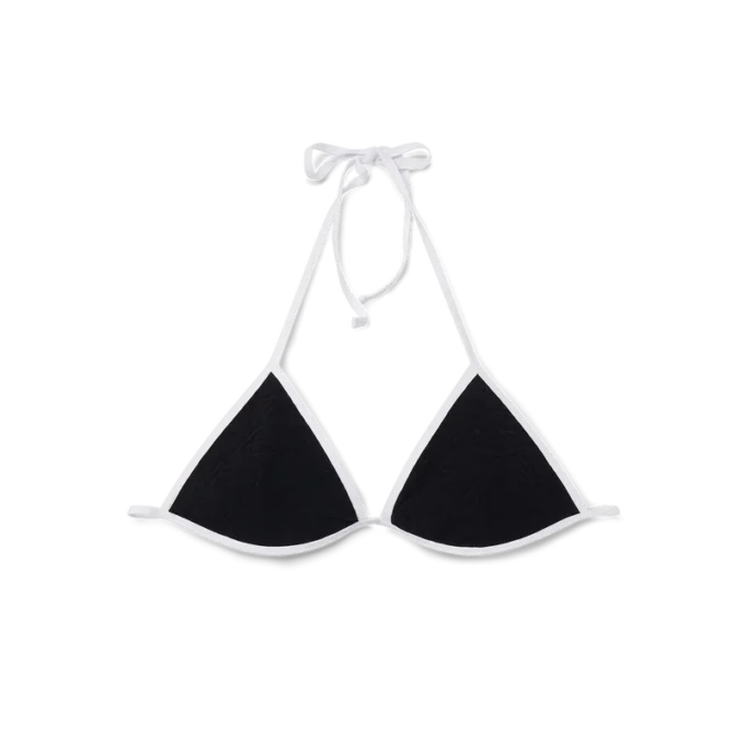 Strukturiertes Bikini-Oberteil Strukturiertes Bikini-Oberteil