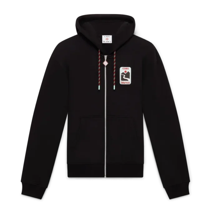 Sunset Valley Kapuzen-Sweatshirt mit Reißverschluss