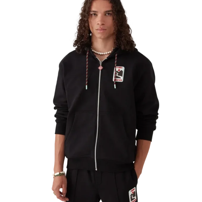 Sunset Valley Kapuzen-Sweatshirt mit Reißverschluss