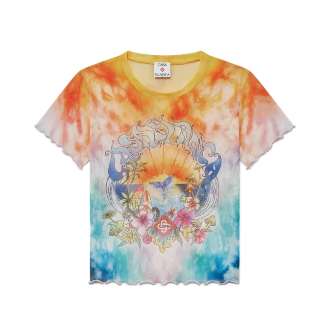Surf Trip Tie-Dye-Mesh-T-Shirt