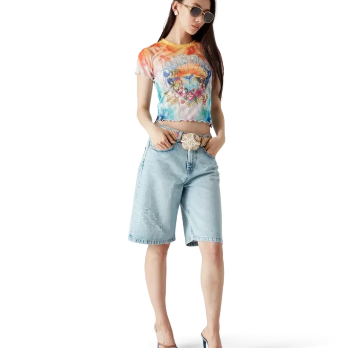 Surf Trip Tie-Dye-Mesh-T-Shirt