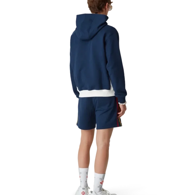 Sweatshorts mit Farbblock-Design