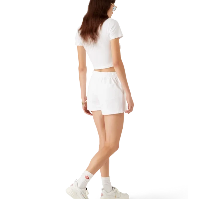 Sweatshorts mit gestapeltem Logo