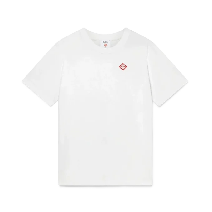 T-Shirt mit Diamant-Logo und kurzen Shorts