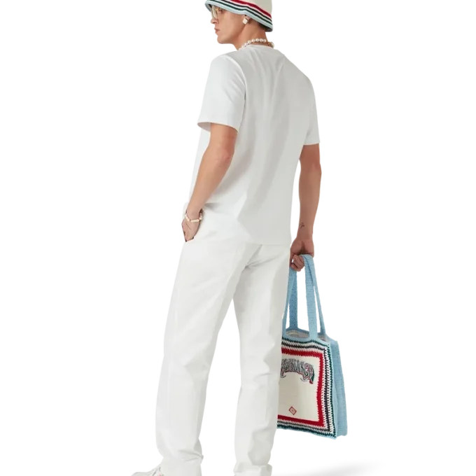 T-Shirt mit Diamant-Logo und kurzen Shorts