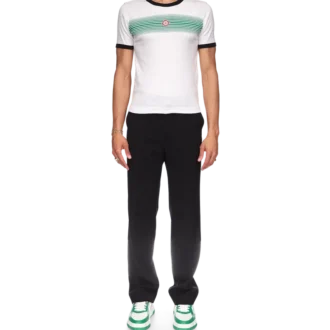 T-Shirt mit Ringer-Schnitt und Farbverlauf