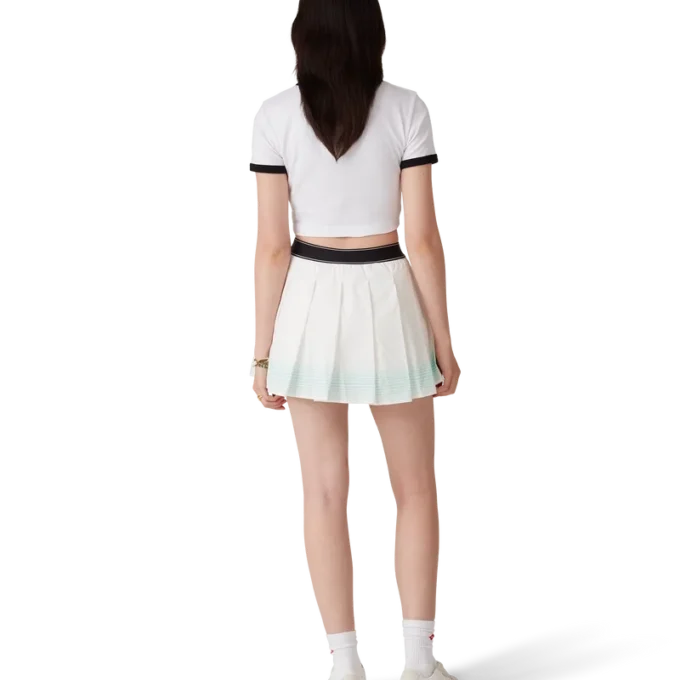 T-Shirt mit Streifen in Farbverlauf